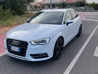 Usata Audi A3 110 CV (80 kW) 2015 Bianco Berlina