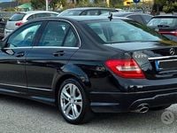 Usata Mercedes C220 Avantgarde 170 CV (125 kW) 2011 Nero Berlina