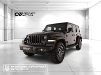 Usata Jeep Wrangler Unlimited 272 CV (200 kW) 2021 Nero SUV