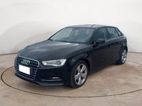 Usata Audi A3 110 CV (80 kW) 2015 Nero Berlina