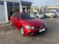Usata VW Polo 80 CV (58 kW) 2022 Rosso Utilitaria