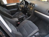 Usata VW Golf VI 110 CV (80 kW) 2009 Nero Utilitaria