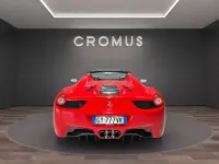 Usata Ferrari 458 570 CV (419 kW) 2012 Rosso Cabrio