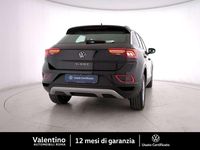 Usata VW T-Roc Life 110 CV (80 kW) 2023 Nero SUV