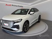 Usata Audi Q4 Sportback e-tron S-Line 150 kW (204 CV) 2023 Bianco SUV