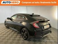 Usata Honda Civic Elegance 129 CV (94 kW) 2018 Nero Berlina