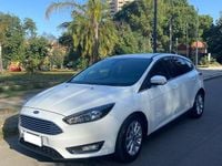 Usata Ford Focus Titanium 120 CV (88 kW) 2018 Bianco Berlina