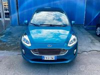 Usata Ford Fiesta Titanium 85 CV (62 kW) 2018 Blu Utilitaria