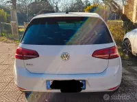 Usata VW Golf VII GTD 184 CV (135 kW) 2015 Bianco Berlina