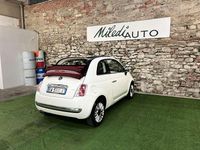 Usata Fiat 500 Lounge 69 CV (50 kW) 2014 Bianco Cabrio