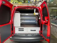 Usata VW Caddy 122 CV (89 kW) 2017 Rosso Monovolume