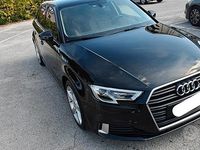 Usata Audi A3 Sport 116 CV (85 kW) 2018 Nero Berlina