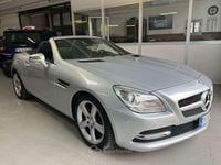 Usata Mercedes SLK200 Premium 184 CV (135 kW) 2014 Argento Cabrio