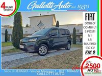 Usata Fiat Doblò 130 CV (95 kW) 2024 Verde Monovolume