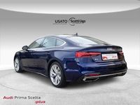 Usata Audi A5 Sportback Advanced Plus 163 CV (119 kW) 2022 Blu Utilitaria