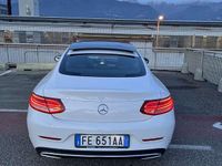 Usata Mercedes C220 170 CV (125 kW) 2016 Bianco Coupé