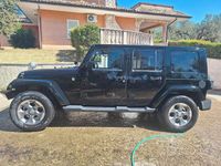 Usata Jeep Wrangler Unlimited Sahara 284 CV (208 kW) 2012 Nero SUV