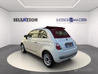 Usata Fiat 500 Lounge 2014 Bianco Cabrio