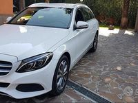 Usata Mercedes C220 170 CV (125 kW) 2017 Bianco Station wagon