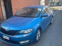 Usata Skoda Rapid 75 CV (55 kW) 2013 Blu Utilitaria