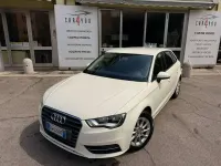 Usata Audi A3 Ambition 105 CV (77 kW) 2014 Bianco Berlina