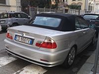 usata BMW 320 Cabriolet Serie 3 Ci perfetto, sedili pelle neri, carrozzeria argento
