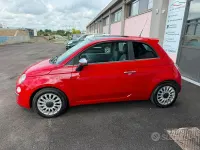 Usata Fiat 500 Lounge 75 CV (55 kW) 2009 Rosso Cabrio
