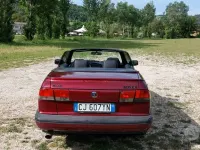 Usata Saab 900 Cabriolet 1995 Rosso Cabrio