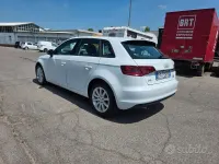 Usata Audi A3 Ambition 110 CV (80 kW) 2015 Bianco Berlina