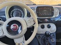 Usata Fiat 500 Lounge 69 CV (50 kW) 2015 Nero Utilitaria