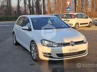 Usata VW Golf VII Highline 110 CV (80 kW) 2017 Bianco Utilitaria