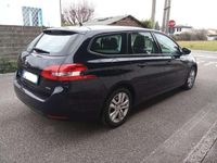 Usata Peugeot 308 SW Allure 120 CV (88 kW) 2016 Blu/azzurro Station wagon