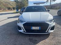 Usata Audi A3 S-Line 150 CV (110 kW) 2021 Bianco Berlina