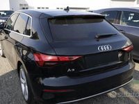 Usata Audi A3 Advanced Plus 150 CV (110 kW) 2022 Nero Berlina