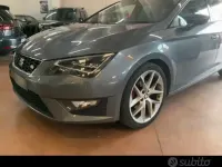 Usata Seat Leon FR 150 CV (110 kW) 2014 Grigio Berlina