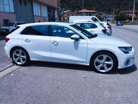 Usata Audi A3 Advanced 116 CV (85 kW) 2021 Bianco Berlina