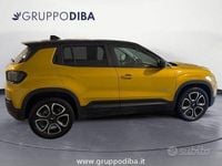 Usata Jeep Avenger Summit 101 CV (74 kW) 2023 Giallo SUV