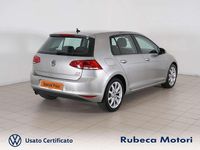 Usata VW Golf VII Highline 110 CV (80 kW) 2016 Grigio Utilitaria