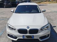 Usata BMW 118 Sport Line 150 CV (110 kW) 2018 Bianco Utilitaria