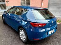 Usata Seat Leon 110 CV (80 kW) 2016 Blu Berlina