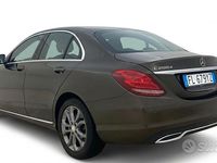 Usata Mercedes C200 136 CV (100 kW) 2017 Marrone Berlina