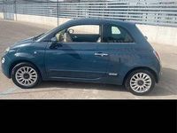 Usado Fiat 500 75 CV (55 kW) 2009 Azul Descapotable
