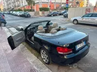 Usata BMW 118 Cabriolet 143 CV (105 kW) 2011 Nero Cabrio
