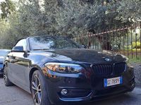 Usata BMW 218 M Sport 150 CV (110 kW) 2020 Nero Cabrio