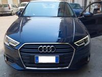 Usata Audi A3 Ambiente 150 CV (110 kW) 2017 Blu Berlina