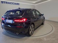 Usata BMW 118 Sport Line 150 CV (110 kW) 2021 Nero metallizzato Utilitaria