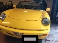 Usata Alfa Romeo Spider 117 CV (86 kW) 1992 Giallo Cabrio