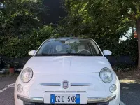 Usata Fiat 500 Lounge 69 CV (50 kW) 2010 Bianco Utilitaria