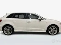 Usata Audi A3 Admired 116 CV (85 kW) 2019 Bianco Berlina