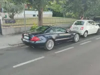 Usata Mercedes SL350 245 CV (180 kW) 2004 Blu/azzurro Cabrio
